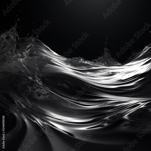 black and white abstract background