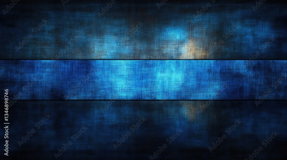 Blue metallic texture banner, dark background, website design Blue metallic texture banner, dark background, website design