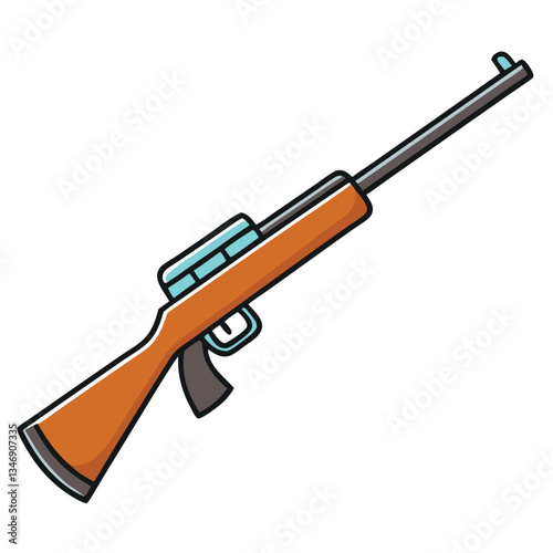 Savage Axis gun , police weapon vector design, military vector design illustration.