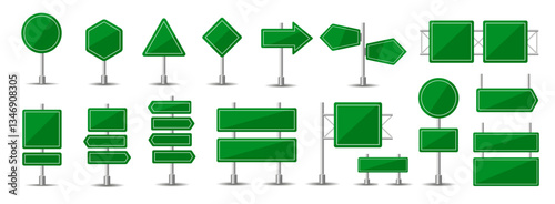 Road street board sign vector isolated