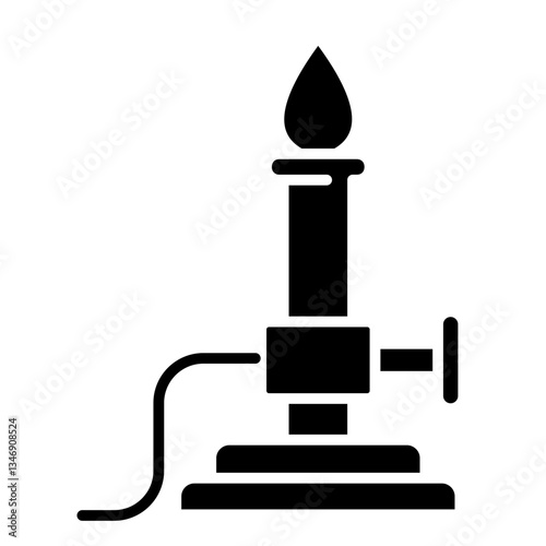 Bunsen Burner  Icon Element For Design	
