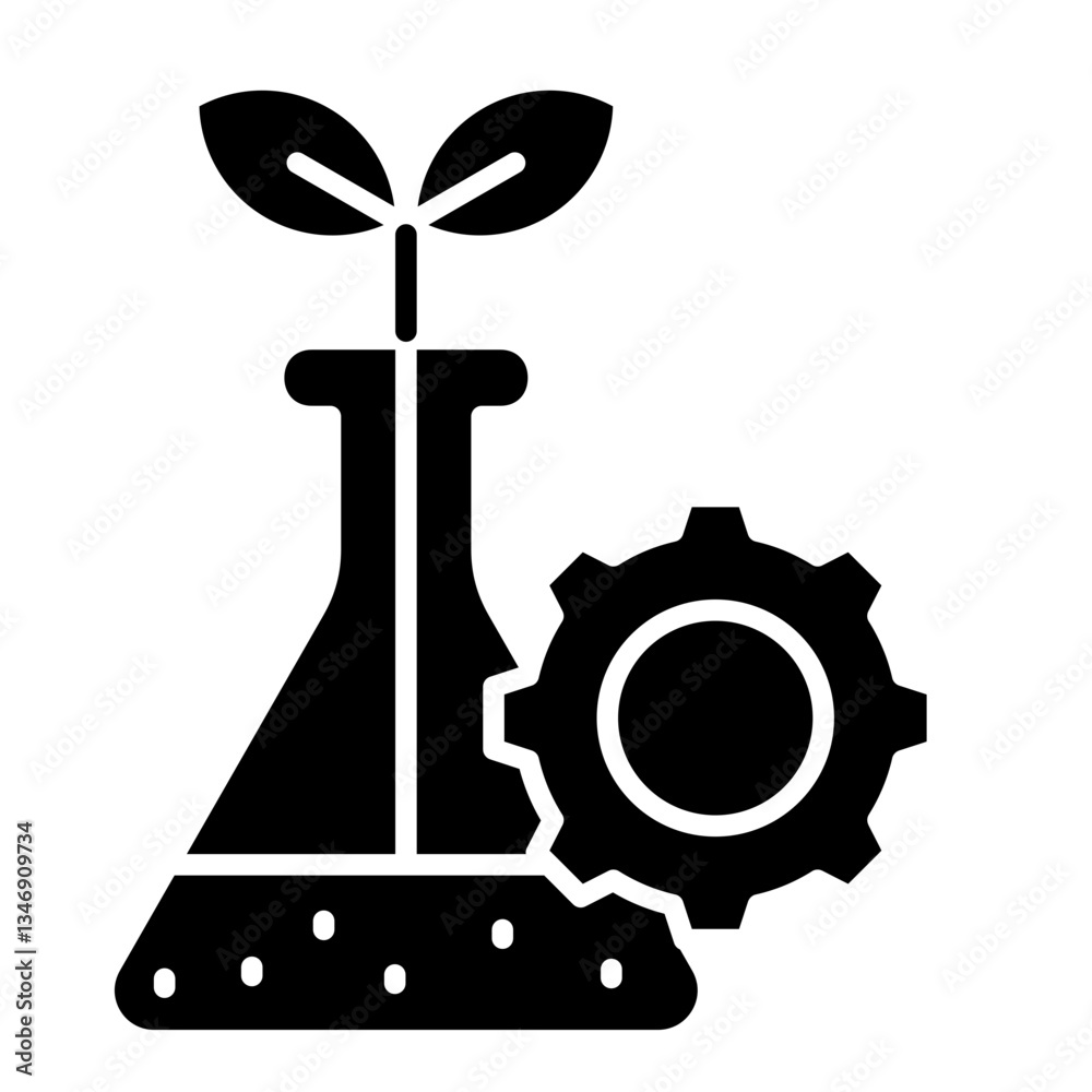 Fototapeta premium Controlled Environment Lab Icon Element For Design 