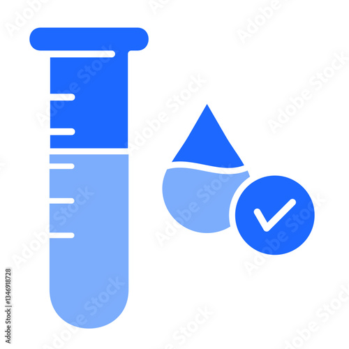 Water Purity Testing  Icon Element For Design	