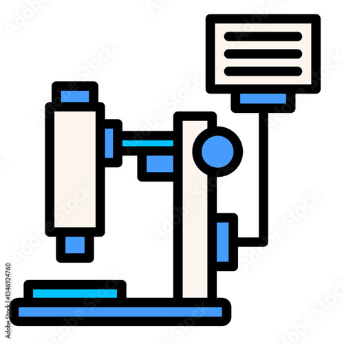 Digital Microscope  Icon Element For Design	