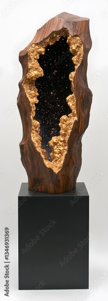 A podium carved from a fallen meteorite, pulsing with extraterrestrial energy.