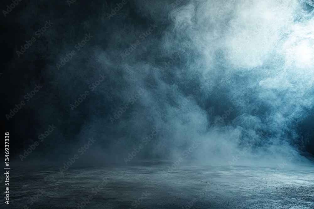 Smoky, dark, atmospheric studio backdrop Smoky, dark, atmospheric studio backdrop