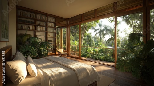 A sustainable lifestyle with an eco friendly home.