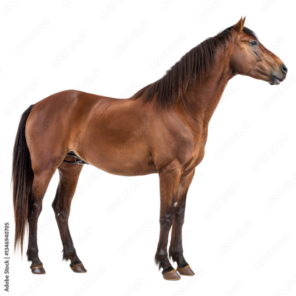 Obraz premium Equus Giganteus AI Generated Image