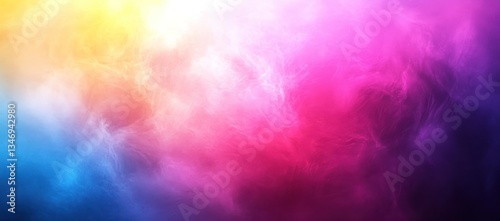 Abstract gradient background with blue, purple, and pink, yellow, pink, and green, featuring a circular gradient, ideal for modern and elegant designs.