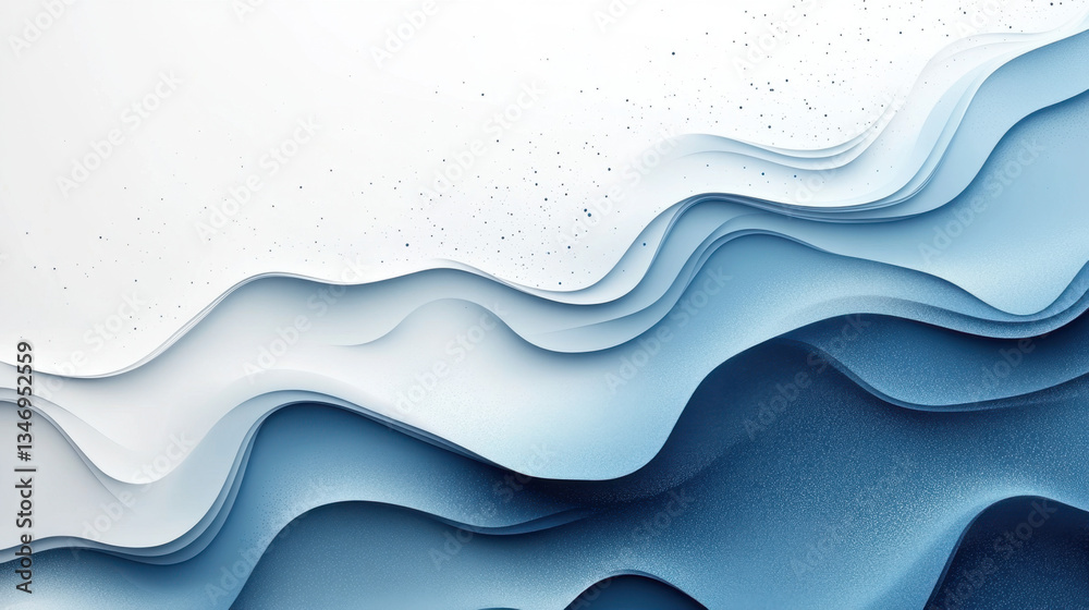 Abstract Blue Wave Background Abstract Blue Wave Background
