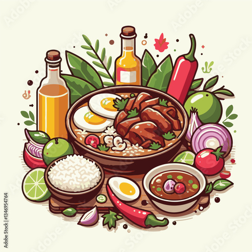 meal, meat, dish, food, filipino, dinner, lunch, adobo, background, vinegar, cuisine, pork, plate, garlic, traditional, brown, asian, cooked, sauce, homemade, philippines, braised, soy, pepper, black,