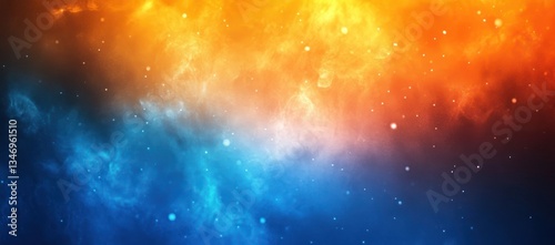 Abstract gradient background with dark blue and orange, blue to orange, featuring a blurred gradient, ideal for modern and elegant designs.