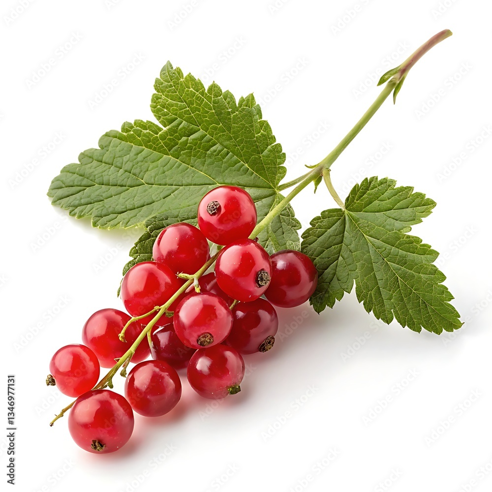 red currant isolated on white background red currant isolated on white background