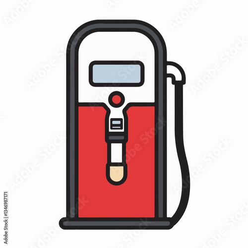 Modern fuel pump at a gas station, designed for efficient refueling of vehicles with petrol or diesel.