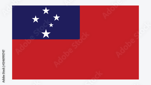 SAMOA Flag with Original color Free Download SAMOA Flag with Original color - GFXLoad