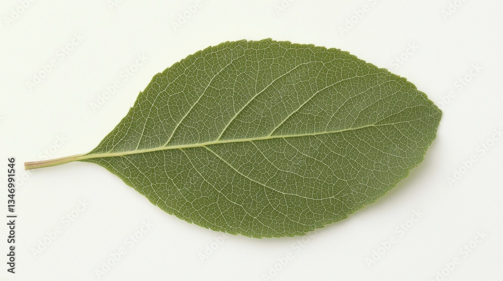 Obraz premium A close-up of vibrant green leaves, with delicate veins and smooth surfaces, creating a rich, organic background that highlights the beauty of natureâ€™s details. , Minimalism Clean and clear