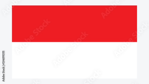 INDONESIA Flag with Original color