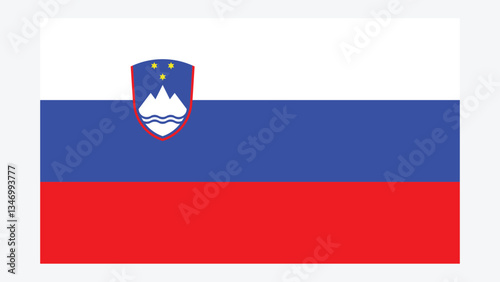 Wallpaper Mural SLOVENIA Flag with Original color Torontodigital.ca