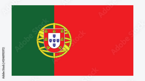 PORTUGAL Flag with Original color