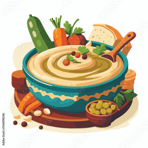 food, eggplant, cuisine, arabic, traditional, appetizer, vegetarian, dip, hummus, babaganoush, turkish, lebanese, vegetable, mediterranean, ganoush, parsley, healthy, snack, arabian, greek, baba, back