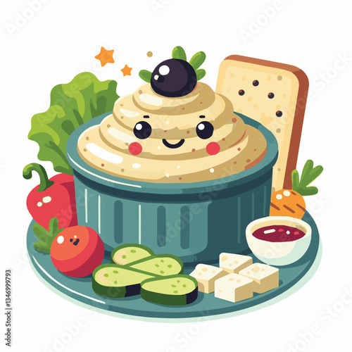 food, eggplant, cuisine, arabic, traditional, appetizer, vegetarian, dip, hummus, babaganoush, turkish, lebanese, vegetable, mediterranean, ganoush, parsley, healthy, snack, arabian, greek, baba, back