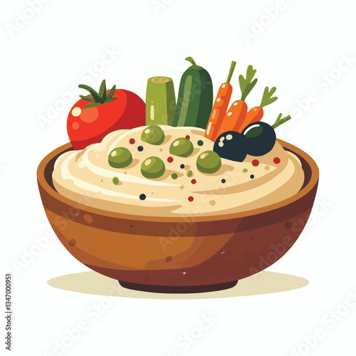 food, eggplant, cuisine, arabic, traditional, appetizer, vegetarian, dip, hummus, babaganoush, turkish, lebanese, vegetable, mediterranean, ganoush, parsley, healthy, snack, arabian, greek, baba, back