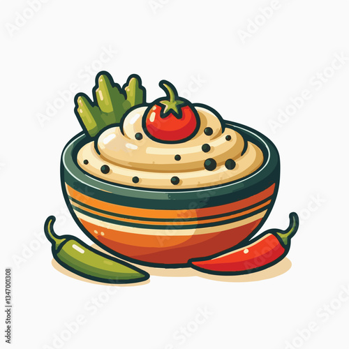 food, eggplant, cuisine, arabic, traditional, appetizer, vegetarian, dip, hummus, babaganoush, turkish, lebanese, vegetable, mediterranean, ganoush, parsley, healthy, snack, arabian, greek, baba, back