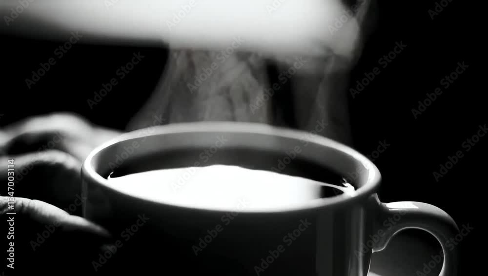 Tasse de Café Fumante