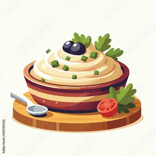 food, eggplant, cuisine, arabic, traditional, appetizer, vegetarian, dip, hummus, babaganoush, turkish, lebanese, vegetable, mediterranean, ganoush, parsley, healthy, snack, arabian, greek, baba, back