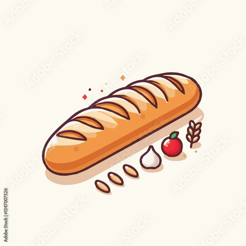 baguette, food, bread, bakery, breakfast, french, bun, meal, fresh, pastry, loaf, wheat, healthy, crust, tasty, nutrition, brown, isolated, flour, bake, organic, background, traditional, delicious, ce