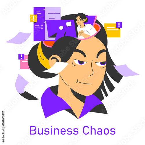Planning. Flat Vector Illustration