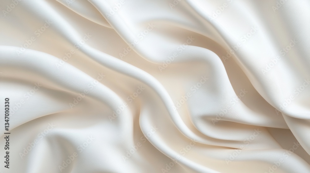 Light beige silky fabric with soft folds and smooth texture, showcasing luxury and elegance in textile design. Light beige silky fabric with soft folds and smooth texture, showcasing luxury and elegance in textile design.