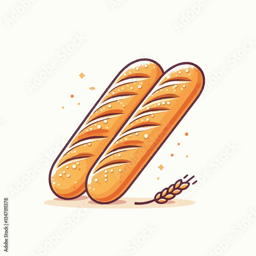baguette, food, bread, bakery, breakfast, french, bun, meal, fresh, pastry, loaf, wheat, healthy, crust, tasty, nutrition, brown, isolated, flour, bake, organic, background, traditional, delicious, ce