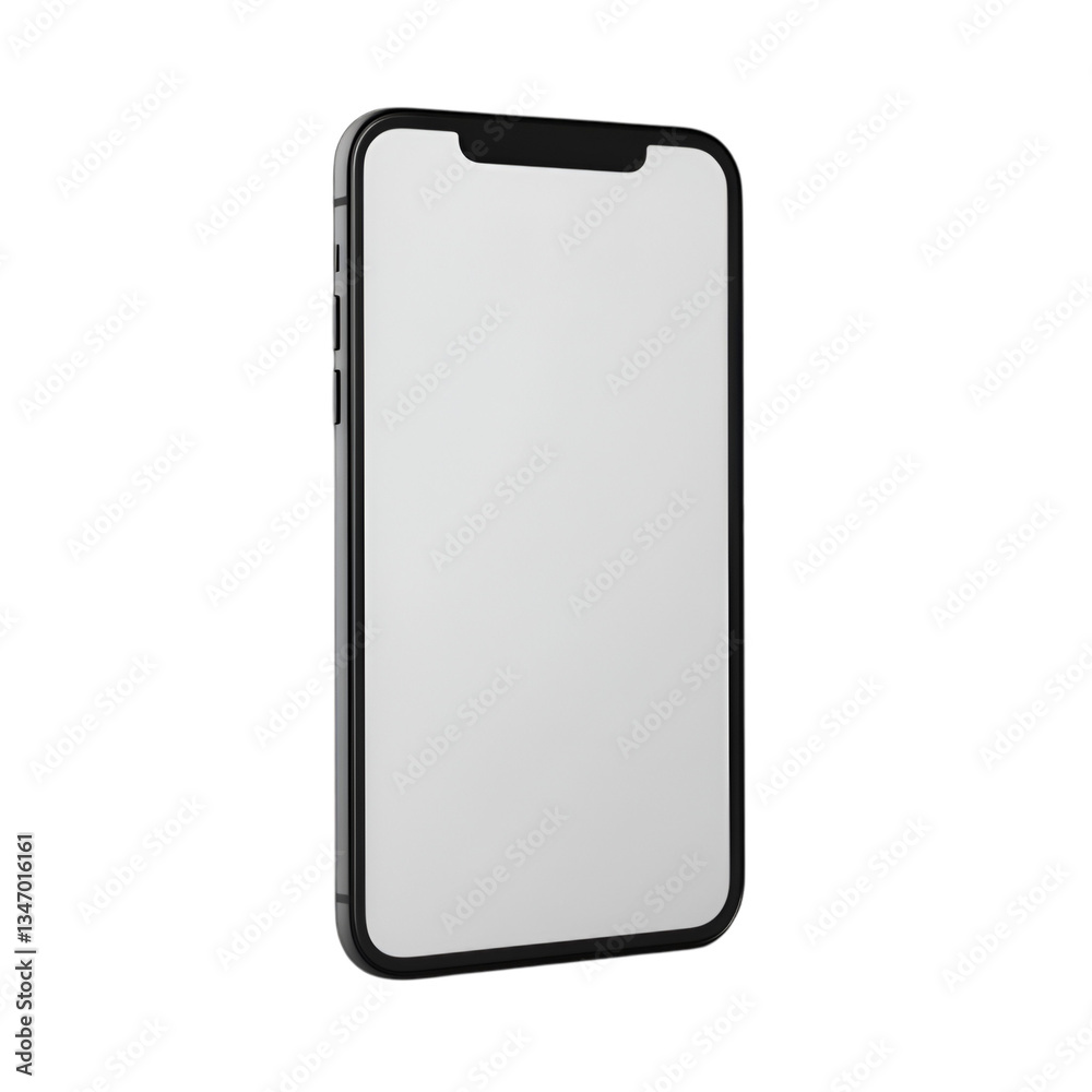 smartphone mockups isolated on transparent background smartphone mockups isolated on transparent background