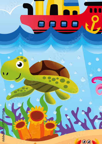 under sea aquarium