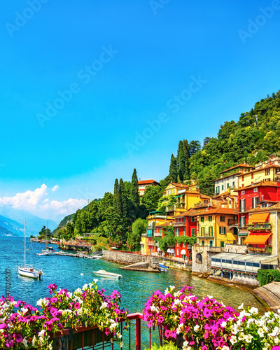 Varenna town in Lake Como. Italy, Europe.