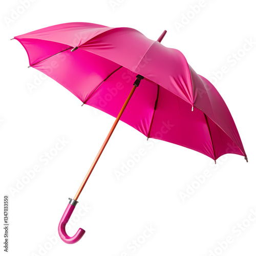 Pink Umbrella: Stock Photo on transparent background photo