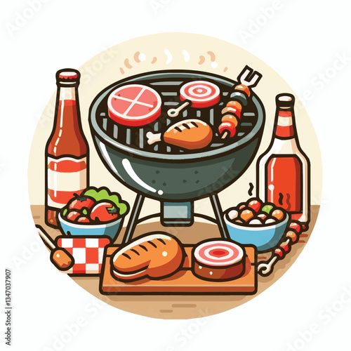 bbq, food, barbecue, grill, party, cooking, meat, picnic, grilling, summer, meal, grilled, cook, beef, cookout, hot, background, barbeque, steak, fire, backyard, pork, flame, delicious, smoke, outdoor