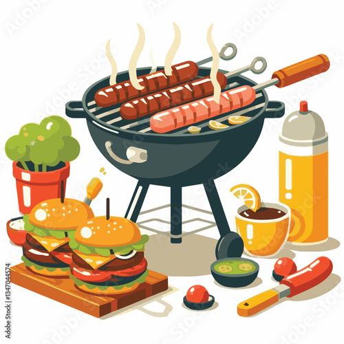 bbq, food, barbecue, grill, party, cooking, meat, picnic, grilling, summer, meal, grilled, cook, beef, cookout, hot, background, barbeque, steak, fire, backyard, pork, flame, delicious, smoke, outdoor