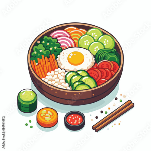 bibimbap, asian, cuisine, meal, healthy, delicious, food, rice, gourmet, korean food, vegetable, cooking, dinner, fresh, colorful, bowl, lunch, traditional, dish, egg, beef, spicy, korean, carrot, mea
