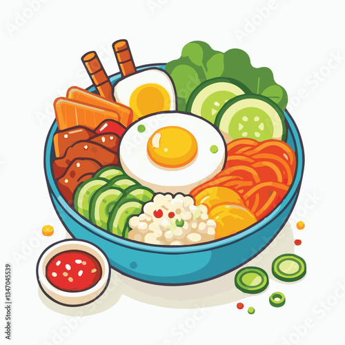bibimbap, asian, cuisine, meal, healthy, delicious, food, rice, gourmet, korean food, vegetable, cooking, dinner, fresh, colorful, bowl, lunch, traditional, dish, egg, beef, spicy, korean, carrot, mea
