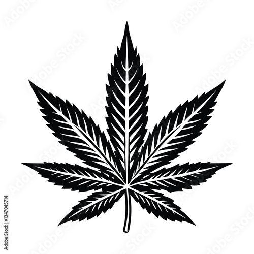 cannabis leaf vector illustration