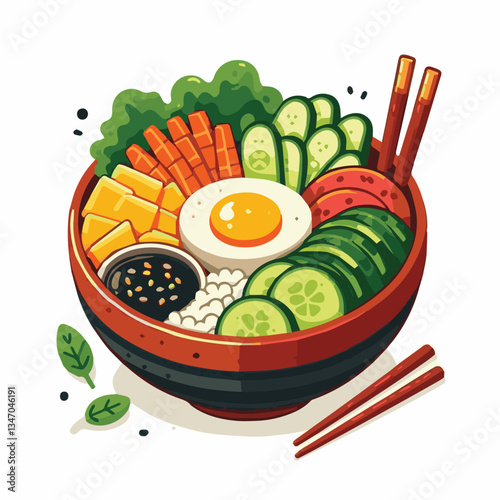 bibimbap, asian, cuisine, meal, healthy, delicious, food, rice, gourmet, korean food, vegetable, cooking, dinner, fresh, colorful, bowl, lunch, traditional, dish, egg, beef, spicy, korean, carrot, mea