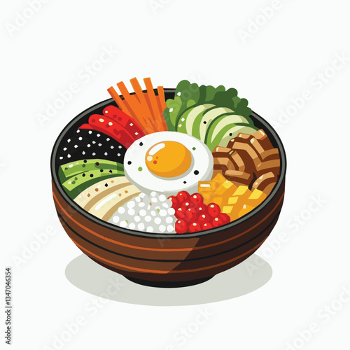 bibimbap, asian, cuisine, meal, healthy, delicious, food, rice, gourmet, korean food, vegetable, cooking, dinner, fresh, colorful, bowl, lunch, traditional, dish, egg, beef, spicy, korean, carrot, mea