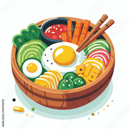 bibimbap, asian, cuisine, meal, healthy, delicious, food, rice, gourmet, korean food, vegetable, cooking, dinner, fresh, colorful, bowl, lunch, traditional, dish, egg, beef, spicy, korean, carrot, mea