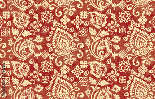  Ethnic Motifs Ikat floral paisley embroidery floral. ikat Saree Sarong oriental pattern traditional.Ikat embroidery style abstract embroidery design for texture,fabric,clothing,wrapping,decoration