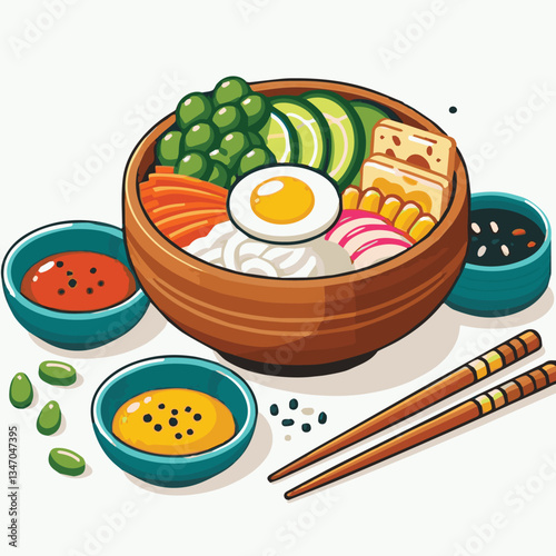 bibimbap, asian, cuisine, meal, healthy, delicious, food, rice, gourmet, korean food, vegetable, cooking, dinner, fresh, colorful, bowl, lunch, traditional, dish, egg, beef, spicy, korean, carrot, mea