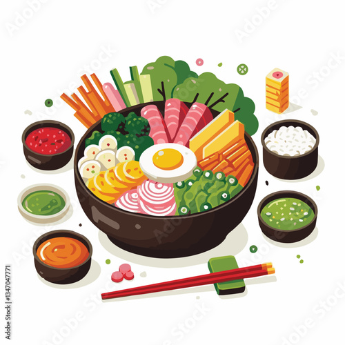 bibimbap, asian, cuisine, meal, healthy, delicious, food, rice, gourmet, korean food, vegetable, cooking, dinner, fresh, colorful, bowl, lunch, traditional, dish, egg, beef, spicy, korean, carrot, mea