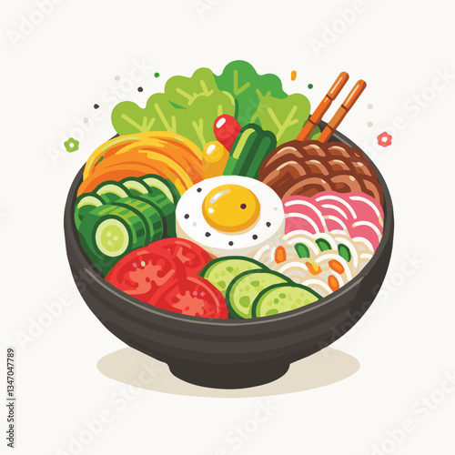 bibimbap, asian, cuisine, meal, healthy, delicious, food, rice, gourmet, korean food, vegetable, cooking, dinner, fresh, colorful, bowl, lunch, traditional, dish, egg, beef, spicy, korean, carrot, mea