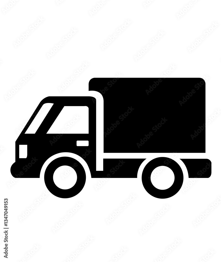 Truck clip art design on plain white transparent isolated background for card, shirt, hoodie, sweatshirt, apparel, tag, mug, icon, poster or badge Truck clip art design on plain white transparent isolated background for card, shirt, hoodie, sweatshirt, apparel, tag, mug, icon, poster or badge